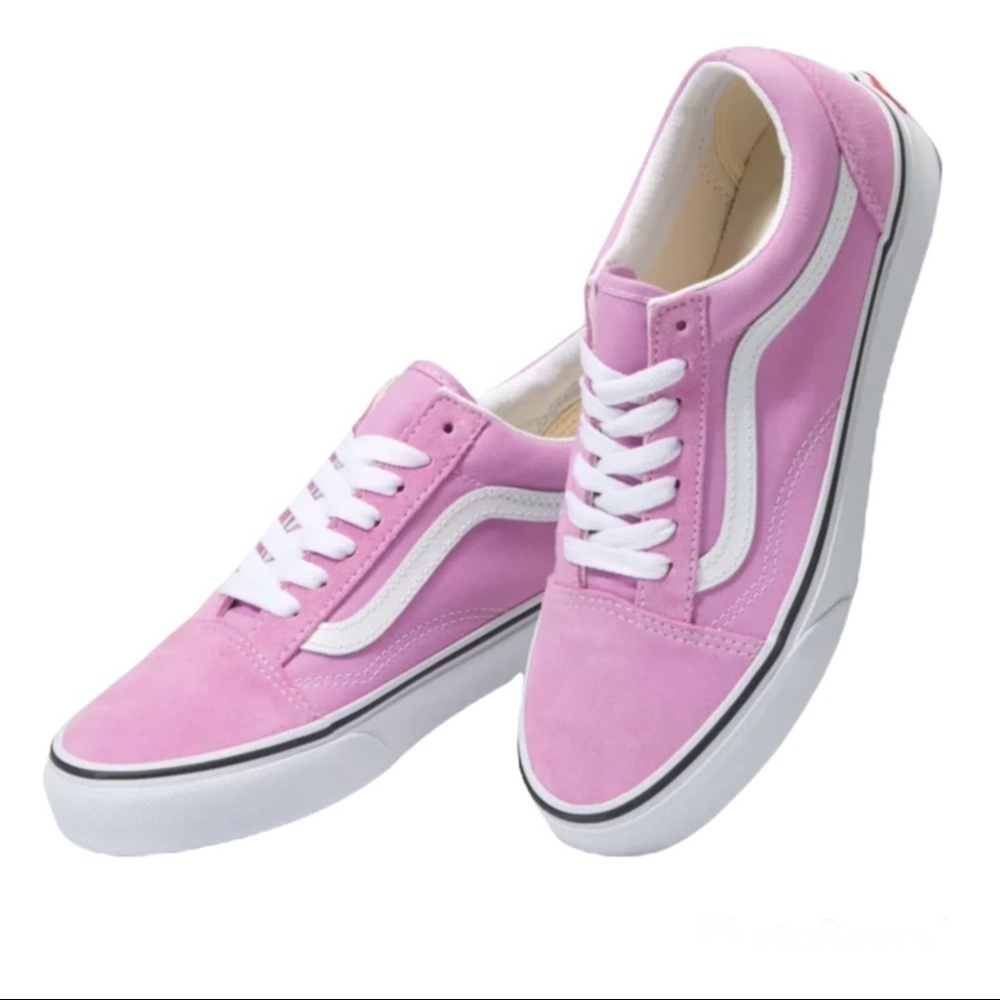 Vans Unisex Old Skool Low-Top Sneakers PINK VN0A3WKT3SQ - Picture 5 of 9